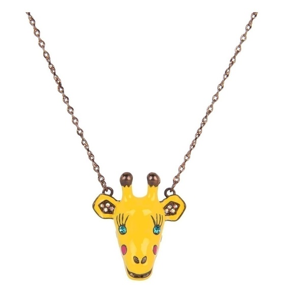 NWT Betsey Johnson Critter Giraffe Necklace - Picture 8 of 8